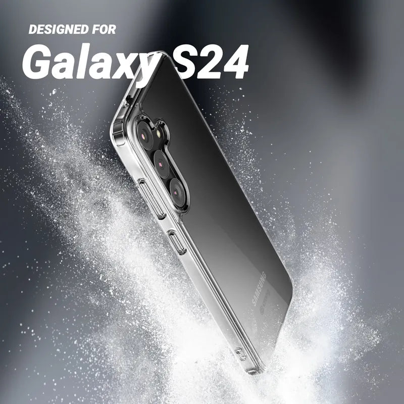 Crong Crystal Shield Cover – dėklas Samsung Galaxy S24 (skaidrus)