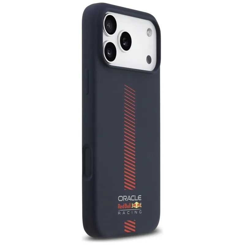 Red Bull Silicone Powerbar MagSafe - Dėklas iPhone 17 Pro Max (tamsiai mėlynas)