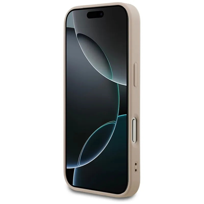 Guess 4G Classic – dėklas iPhone 17 Pro (rožinis)
