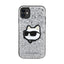 Karl Lagerfeld NFT Glitter Choupette Patch – Dėklas skirtas iPhone 11 (Sidabrinis)