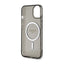 Guess Glitter Gold MagSafe – dėklas iPhone 14 Plus (juodas)