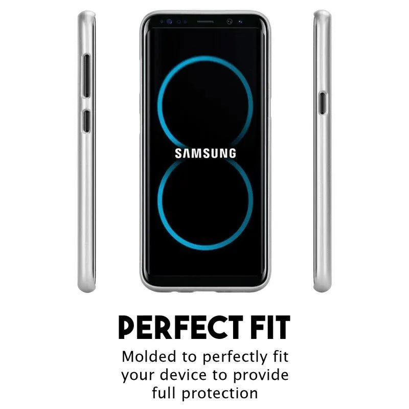 Mercury I-Jelly – dėklas Samsung Galaxy S8 telefonui (sidabrinis)