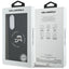 Karl Lagerfeld Silicone Double Heads And Circle MagSafe – dėklas Samsung Galaxy S25 Edge (juodas)