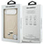 Karl Lagerfeld Karl & Choupette Pins MagSafe – Dėklas iPhone Air (smėlio spalvos)