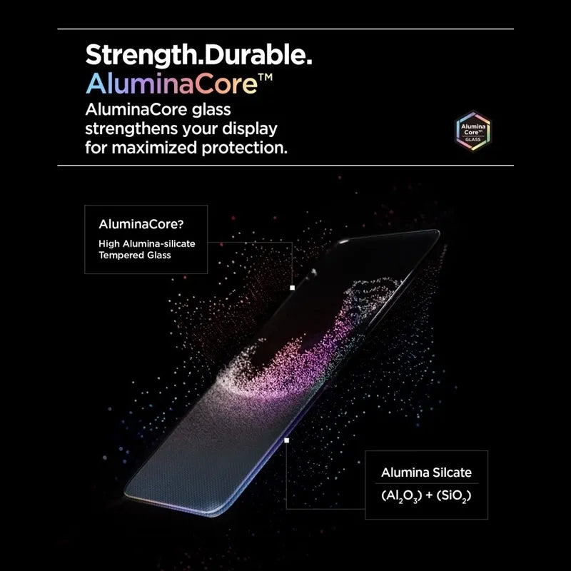 „Spigen Glas.tR AlignMaster Slim 3-Pack“ – grūdintas stiklas, skirtas „Apple iPhone 17“ (3 vnt.)