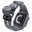 Spigen Rugged Armor Pro – apyrankė su dėklu, skirta „Apple Watch 10 46 mm“ (tamsiai pilka)