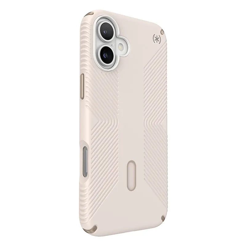 Speck Presidio2 Grip ClickLock & MagSafe - iPhone 16 Plus dėklas (Bleached Bone / Heirloom Gold / Hazel Brown)