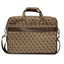Guess Saffiano 4G Triangle Logo kompiuterio krepšys - Nešiojamo kompiuterio krepšys 15”/ 16” (rudas)