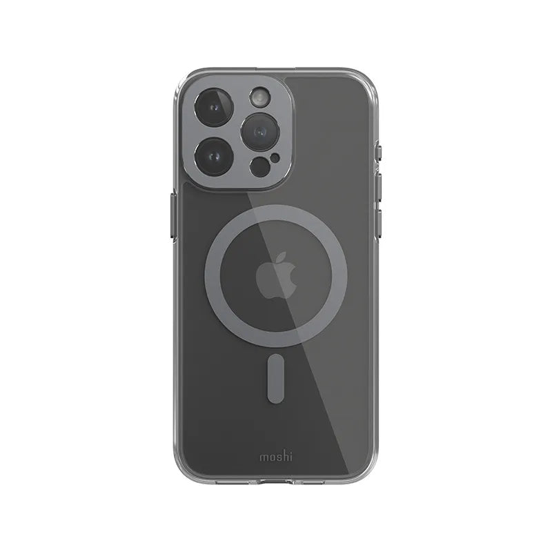 Moshi iGlaze MagSafe – dėklas iPhone 15 Pro Max (Meteorite Gray)