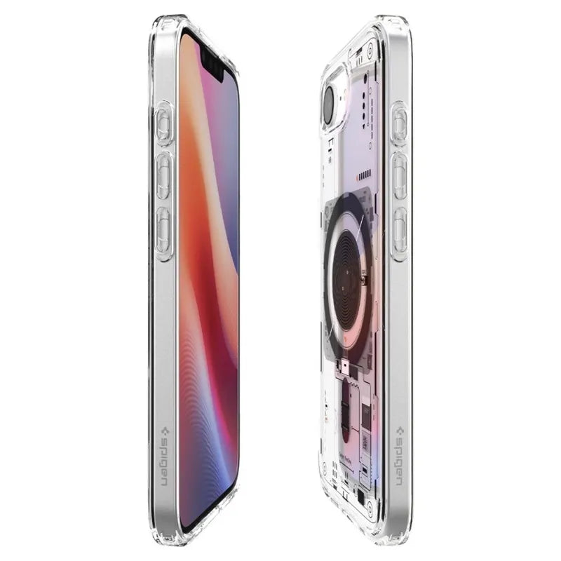 Spigen Ultra Hybrid Mag MagSafe - dėklas, skirtas iPhone 17e / 16e (Zero One)