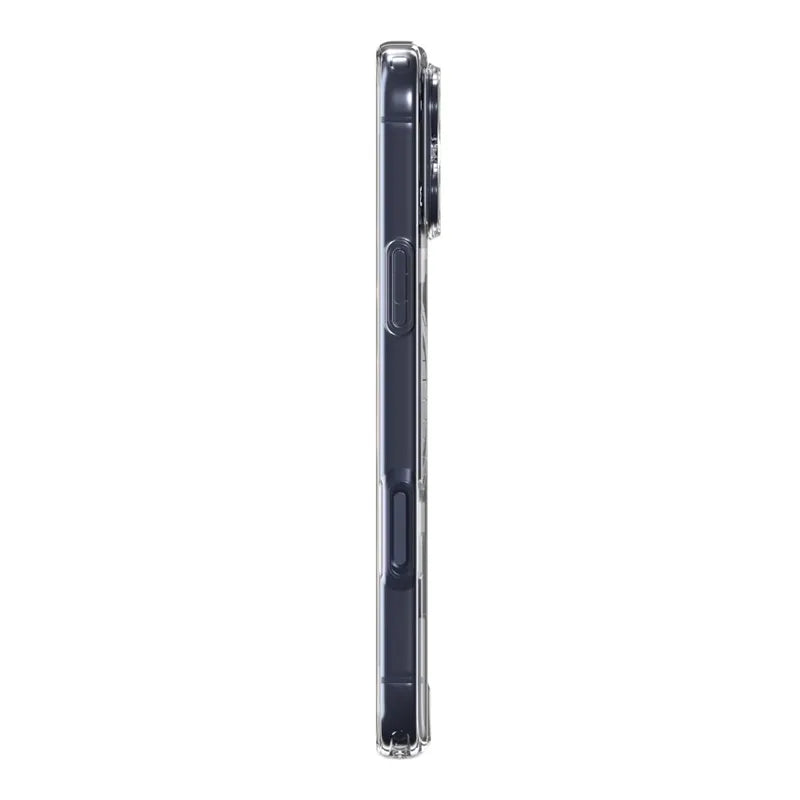 Spigen Ultra Hybrid Mag MagSafe – dėklas iPhone 17 Pro Max (skaidrus / tamsiai mėlynas)