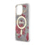 Guess Flower MagSafe – dėklas iPhone 14 Pro Max (žalias)