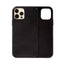 Crong Essential Cover - iPhone 12 Pro Max dirbtinės odos dėklas (juodas)