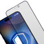 3mk HardGlass Matt Max Privacy – Matinis grūdintas stiklas su privatumo filtru, skirtas iPhone 16 / iPhone 15