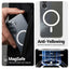 Crong Hybrid Clear Magnetic – MagSafe dėklas Samsung Galaxy A57 (skaidrus)