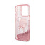 Karl Lagerfeld Liquid Glitter NFT Karl's Head dėklas skirtas iPhone 14 Pro Max (Rožinis)