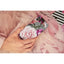 PURO Glam Geo Flowers – dėklas iPhone Xs Max telefonui (Pink Peonies)