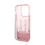 Karl Lagerfeld Liquid Glitter Big Logo dėklas – dėklas iPhone 14 Pro telefonui (rožinis)