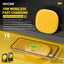 WEKOME WP-U165 Tint Series – „Qi“ belaidis indukcinis įkroviklis 15W (geltonas)