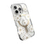 Speck Presidio Lux ClickLock & MagSafe - iPhone 16 Pro dėklas (Sunshine Daisies / Skaidrus / Auksinis)