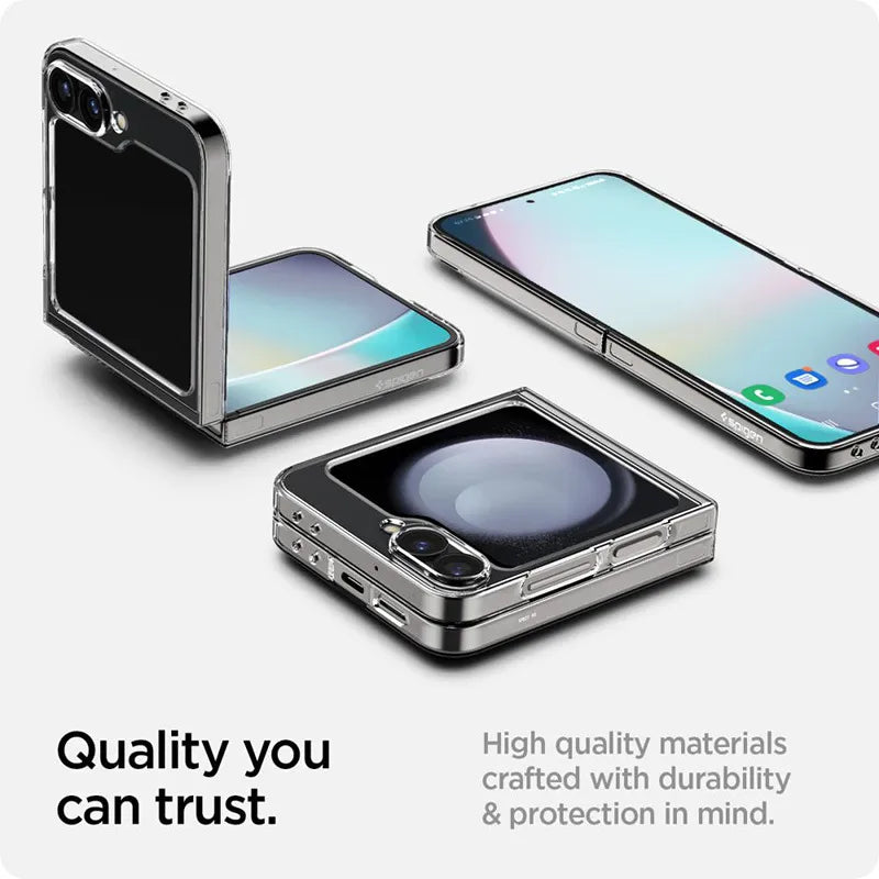 Spigen Airskin - Dėklas Samsung Galaxy Z Flip 6 / 7 FE (skaidrus)
