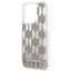 Karl Lagerfeld Monogram Liquid Glitter – dėklas, skirtas iPhone 14 Pro Max (sidabrinis)