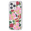Rifle Paper Clear MagSafe - auksu dekoruotas dėklas, skirtas iPhone 14 Pro (Rose Garden)