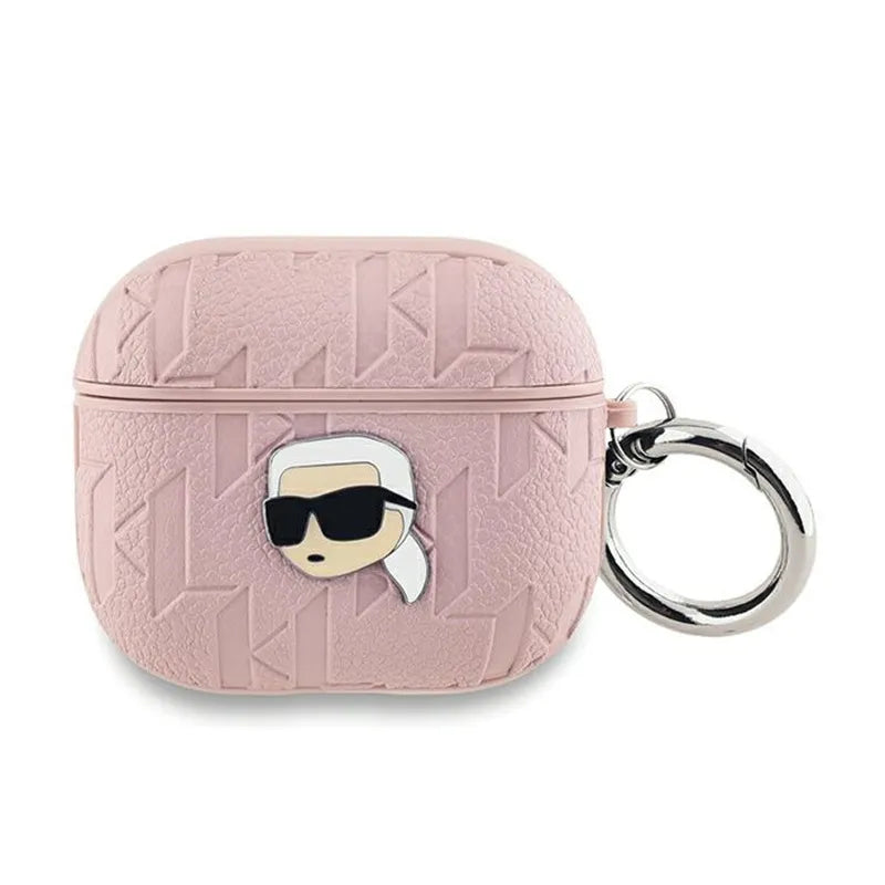 Karl Lagerfeld Monogram Karl Head – AirPods 3 dėklas (rožinis)