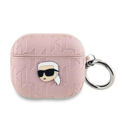 Karl Lagerfeld Monogram Karl Head – AirPods 3 dėklas (rožinis)