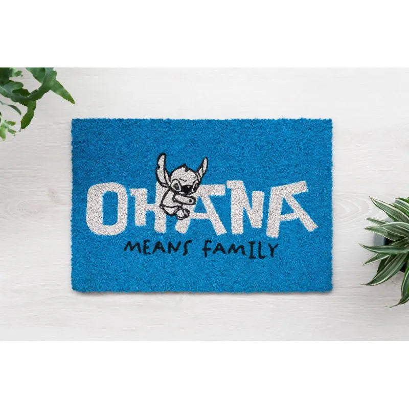 Disney Stitch - Durų kilimėlis (40 x 60 cm) (mėlynas)