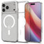 Spigen Liquid Crystal Mag MagSafe – dėklas iPhone 17 Pro Max (skaidrus/baltas)