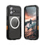 Crong Seal Cover - IP68 vandeniui atsparus dėklas, skirtas iPhone 17 (juodas)