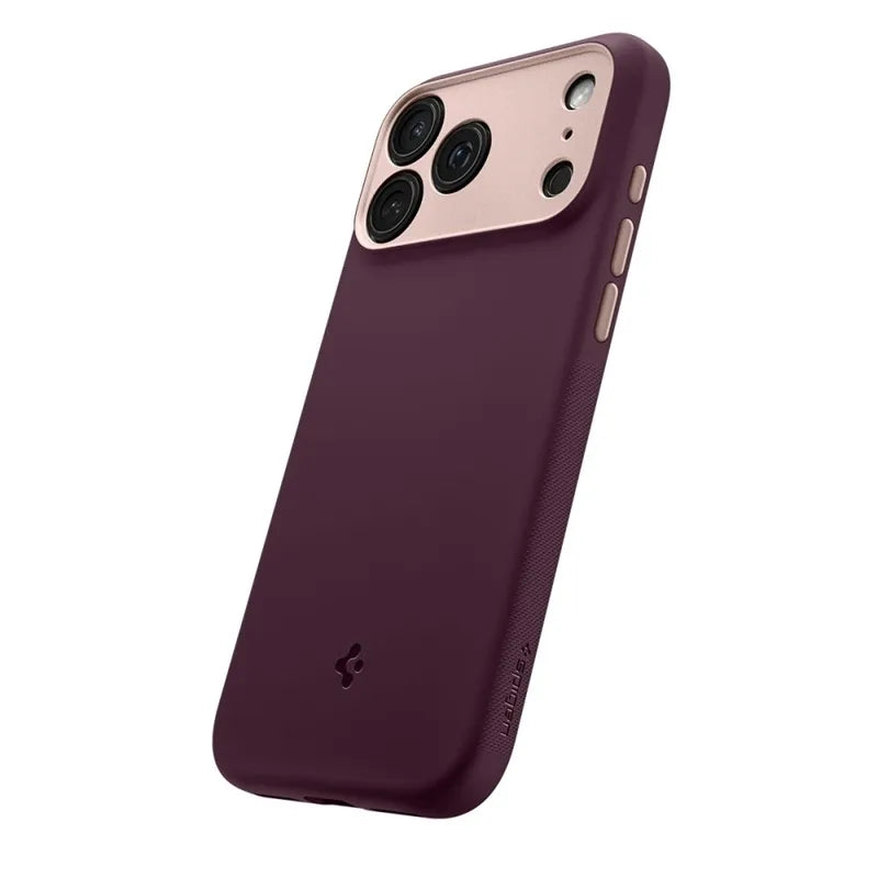 Spigen Nano Pop Mag MagSafe – dėklas iPhone 17 Pro (Burgundy Bean)