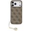 Guess 4G Charms Collection MagSafe – iPhone 17 Pro Max dėklas (rudas)