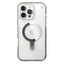 Speck Presidio Perfect-Clear ClickLock & MagSafe – dėklas iPhone 16 Pro Max (skaidrus / chromuotas užbaigimas / Serene Silver)