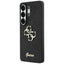 „Guess Fixed Glitter Big 4G Metal Logo“ – Samsung Galaxy S26 Ultra dėklas (juodas)