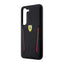 Ferrari Carbon Contrast Edges – dėklas Samsung Galaxy S23+ (juodas)