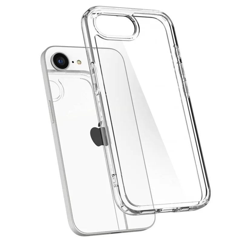 Spigen Ultra Hybrid – dėklas iPhone 17e / 16e (skaidrus)