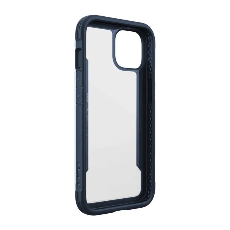 X-Doria Raptic Shield – aliumininis dėklas „iPhone 14“ (išbandytas kritimui iš 3 m aukščio) (jūrinė mėlyna)
