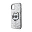 Karl Lagerfeld NFT Glitter Choupette Patch – Dėklas skirtas iPhone 11 (Sidabrinis)