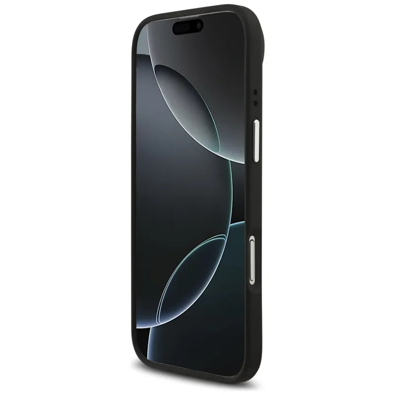 Guess Grained Big 4G Classic Logo - dėklas iPhone Air (juodas)