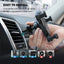 Crong Gravity Auto-Lock automobilinis laikiklis – gravitacinis laikiklis 4,7”-6,5” telefonams (juodas)
