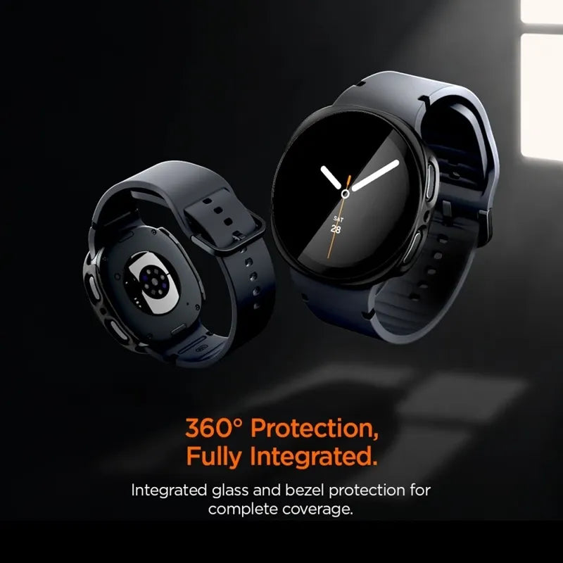 Spigen Thin Fit 360 – dėklas Samsung Galaxy Watch 9 / 8 44 mm (juodas)