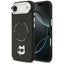 Karl Lagerfeld Choupette Pin MagSafe – dėklas iPhone Air (juodas)
