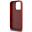 Karl Lagerfeld Quilted Signature – dėklas iPhone 16 Pro (raudonas)