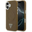 Guess Triangle Logo MagSafe - Dėklas iPhone 17 (Rudas)