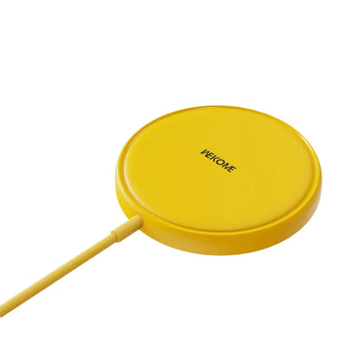 WEKOME WP-U166 Tint Series – MagSafe 15W indukcinis įkroviklis (geltonas)