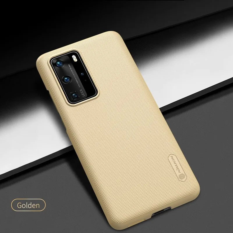 Nillkin Super Frosted Shield – dėklas Huawei P40 Pro (auksinis)