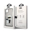 Karl Lagerfeld IML Glitter NFT Karl & Choupette – Dėklas iPhone 14 Plus (juodas)