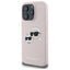 Karl Lagerfeld Silicone Double Heads Print MagSafe – Dėklas iPhone 16 Pro (rožinis)